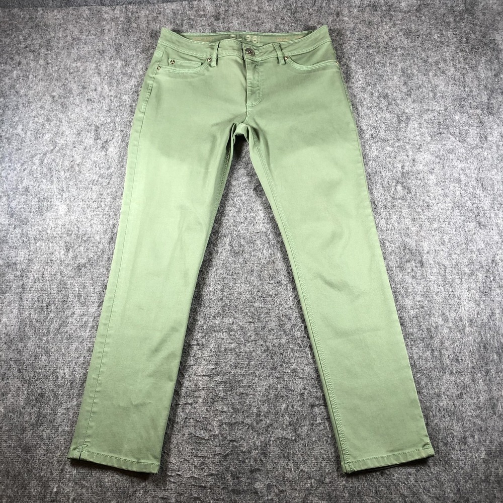 DL1961 Angel Jeans Womens 30 Green Light Wash Mid Rise Skinny Ankle Stretch‎